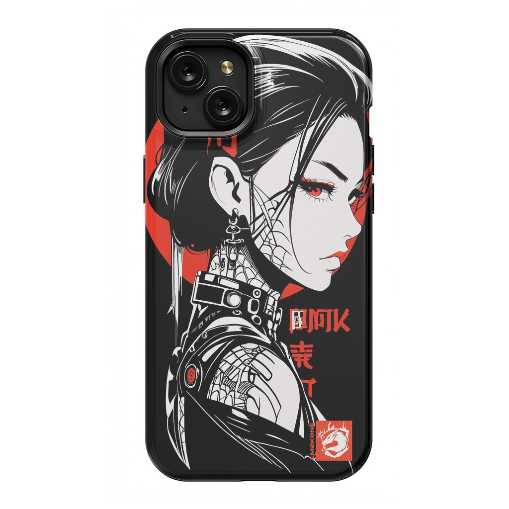 iPhone 15 Plus StrongFit Dark Geisha Japan by LM2Kone