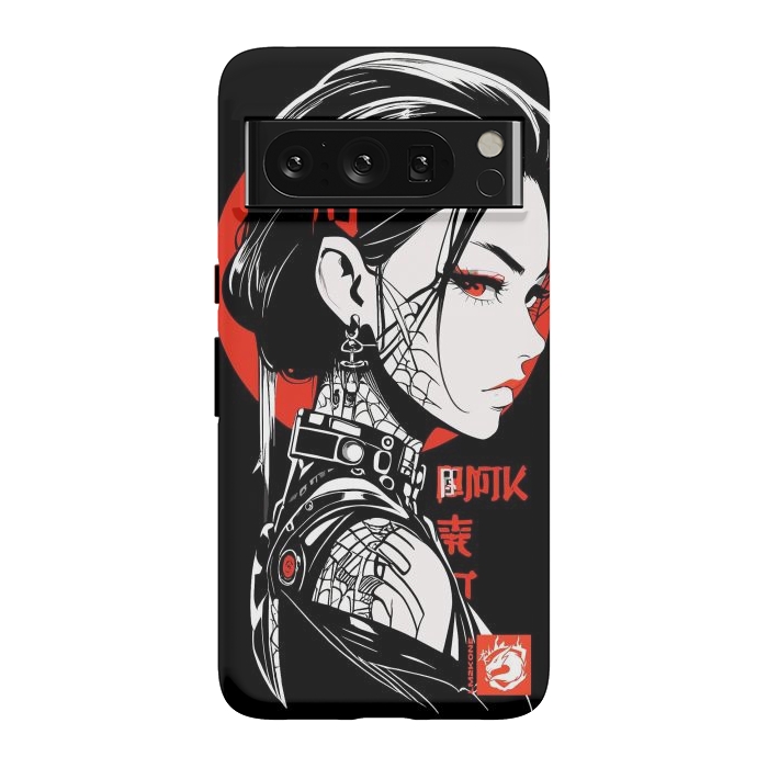 Pixel 8 Pro StrongFit Dark Geisha Japan by LM2Kone