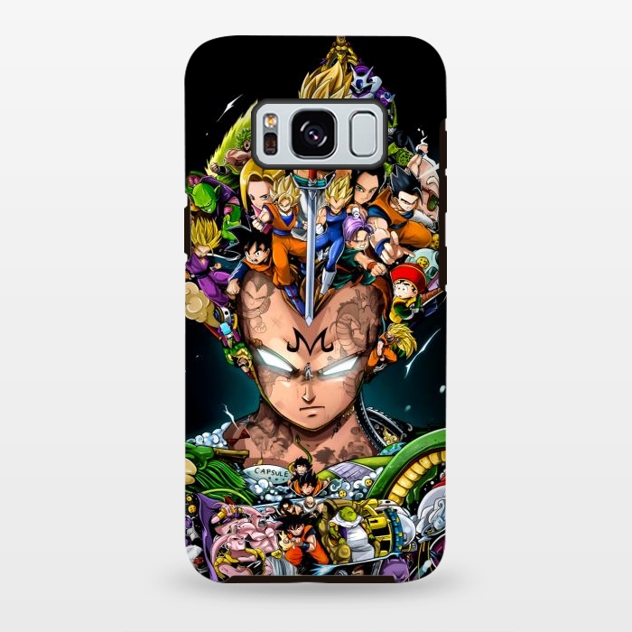 Galaxy S8 plus StrongFit DOODLE DRAGON VEGETA by ErickConcepts