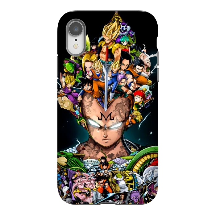 iPhone Xr StrongFit DOODLE DRAGON VEGETA by ErickConcepts