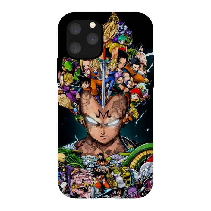 iPhone 11 Pro StrongFit DOODLE DRAGON VEGETA by ErickConcepts