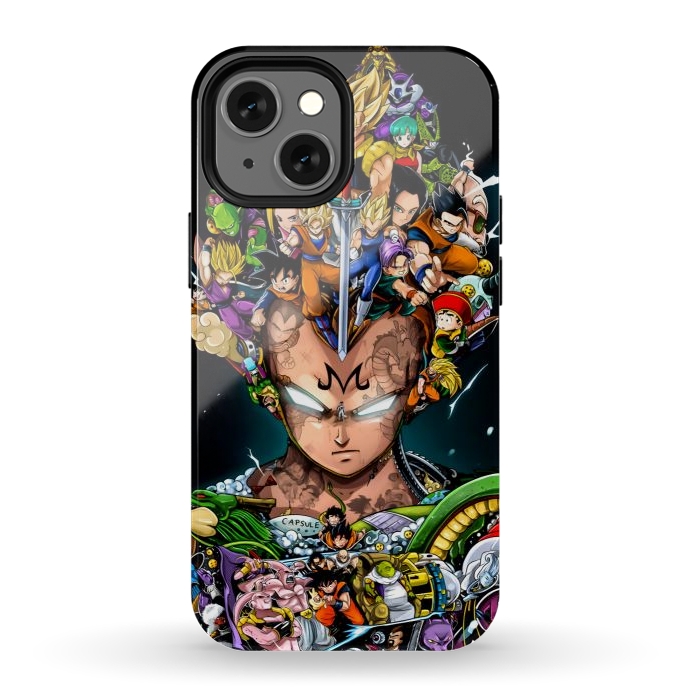 iPhone 12 mini StrongFit DOODLE DRAGON VEGETA by ErickConcepts