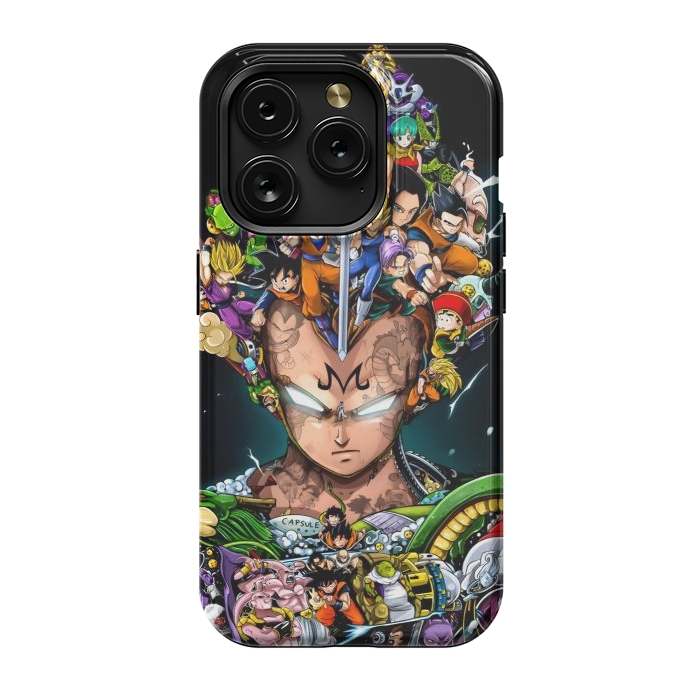 iPhone 15 Pro StrongFit DOODLE DRAGON VEGETA by ErickConcepts