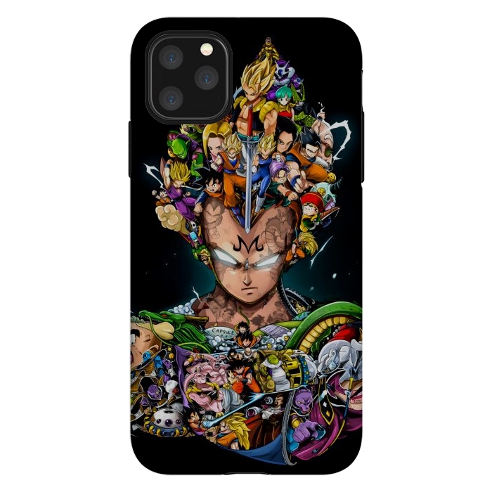 iPhone 11 Pro Max StrongFit DOODLE DRAGON VEGETA by ErickConcepts