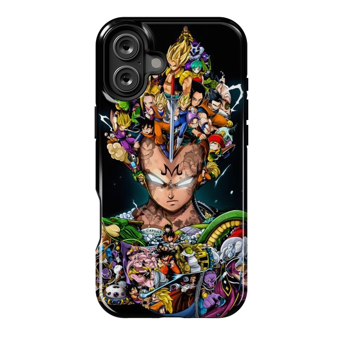 iPhone 16 Plus StrongFit DOODLE DRAGON VEGETA by ErickConcepts