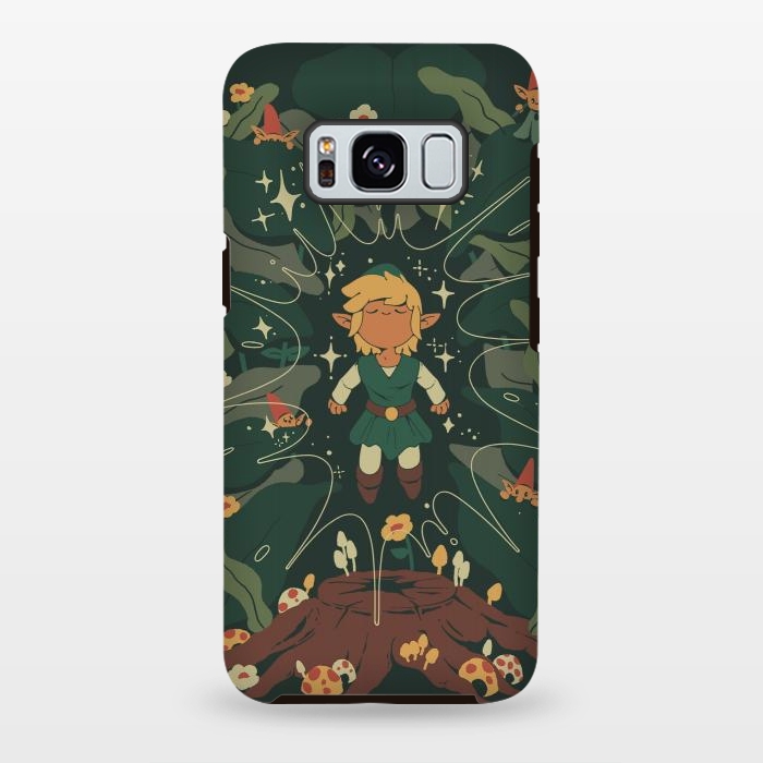 Galaxy S8 plus StrongFit Minish Boy and Gnomes by Ilustrata