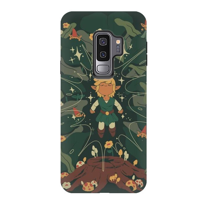 Galaxy S9 plus StrongFit Minish Boy and Gnomes by Ilustrata