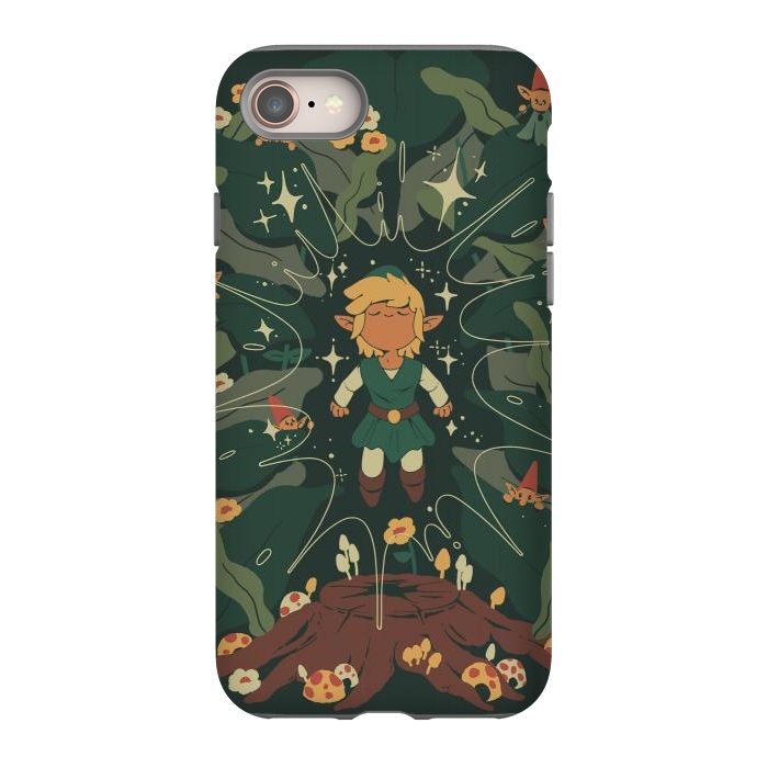 iPhone 8 StrongFit Minish Boy and Gnomes by Ilustrata