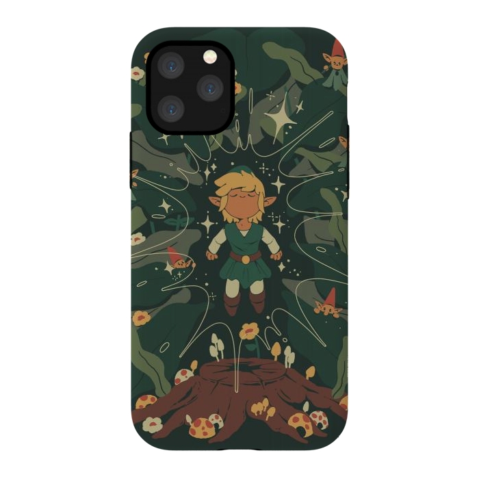 iPhone 11 Pro StrongFit Minish Boy and Gnomes by Ilustrata