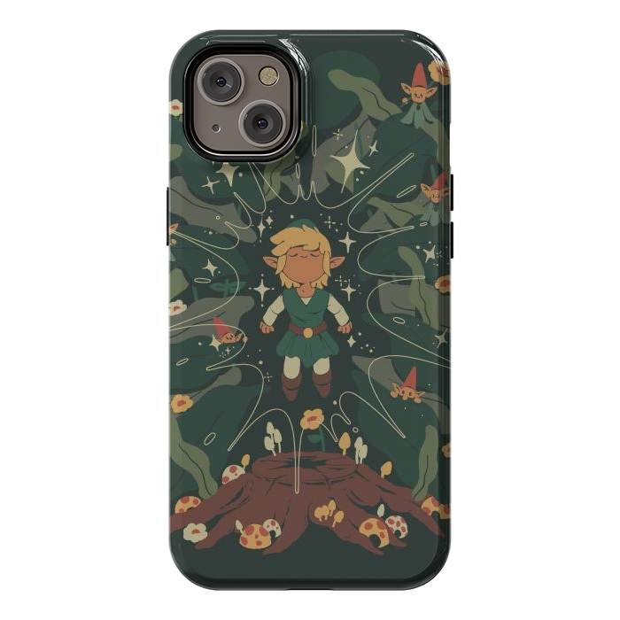 iPhone 14 Plus StrongFit Minish Boy and Gnomes by Ilustrata