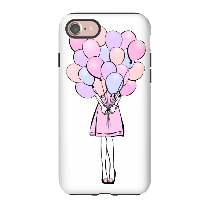 iPhone 7 StrongFit Balloon Girl  by Martina