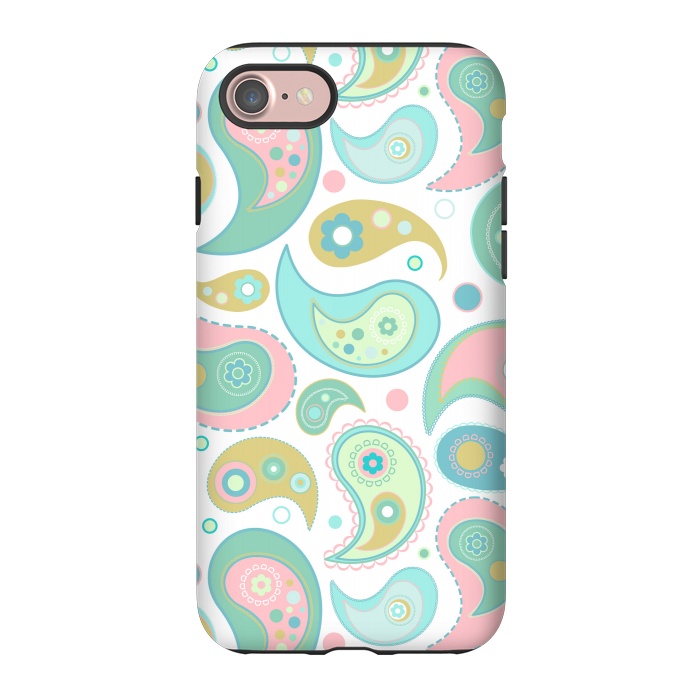 iPhone 7 StrongFit Pretty Paisley  by Martina