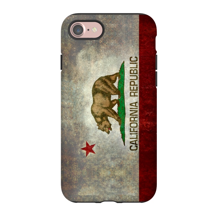 iPhone 7 StrongFit California Republic State by Bruce Stanfield