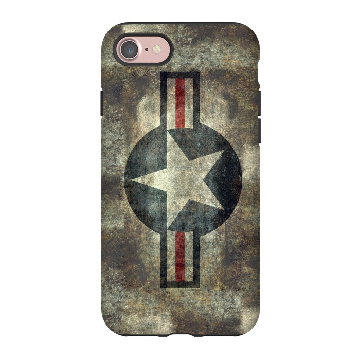iPhone 7 StrongFit Airforce Roundel Retro by Bruce Stanfield