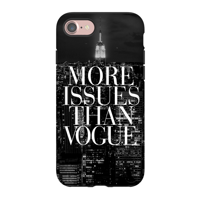 iPhone 7 StrongFit Siphone vogue issues nyc skyline by Rex lambo