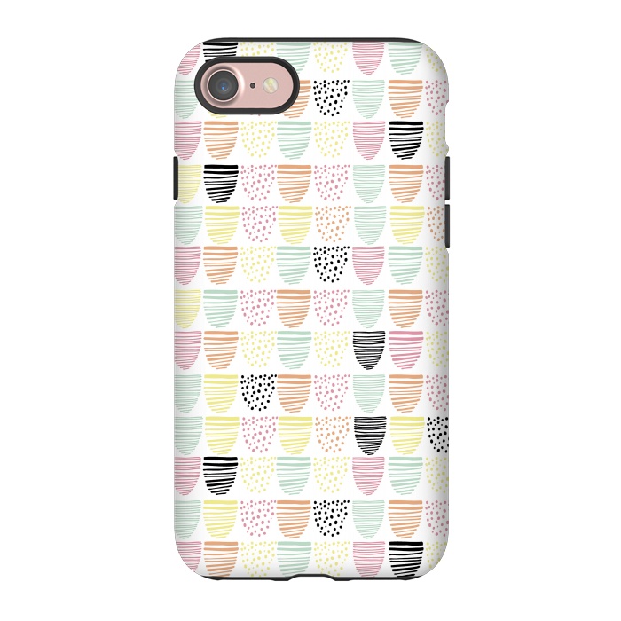 iPhone 7 StrongFit Scandi Doodle by Alice Perry Designs