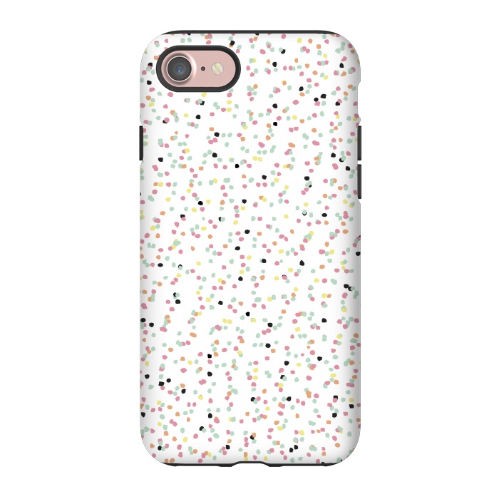 iPhone 7 StrongFit Speckled Rain by Alice Perry Designs