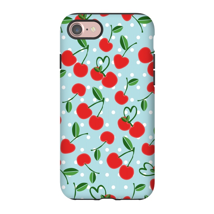 iPhone 7 StrongFit Cherries by Leska Hamaty