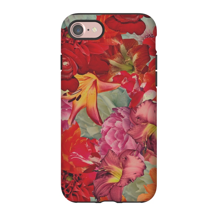 iPhone 7 StrongFit Vintage Flowers by Eleaxart