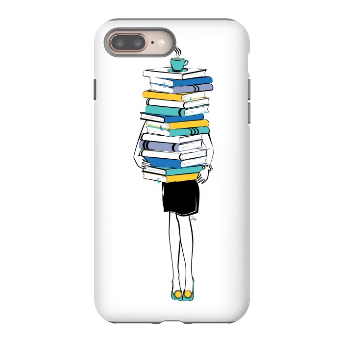 iPhone 7 plus StrongFit Book Worm by Martina