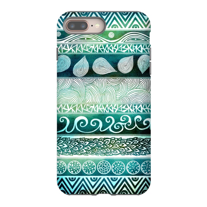 iPhone 7 plus StrongFit Dreamy Tribal by Pom Graphic Design
