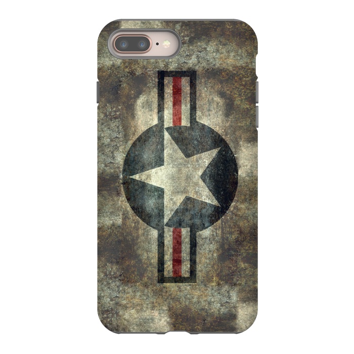 iPhone 7 plus StrongFit Airforce Roundel Retro by Bruce Stanfield