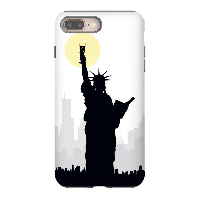 iPhone 7 plus StrongFit Drunk Liberty by Sebastian Parra