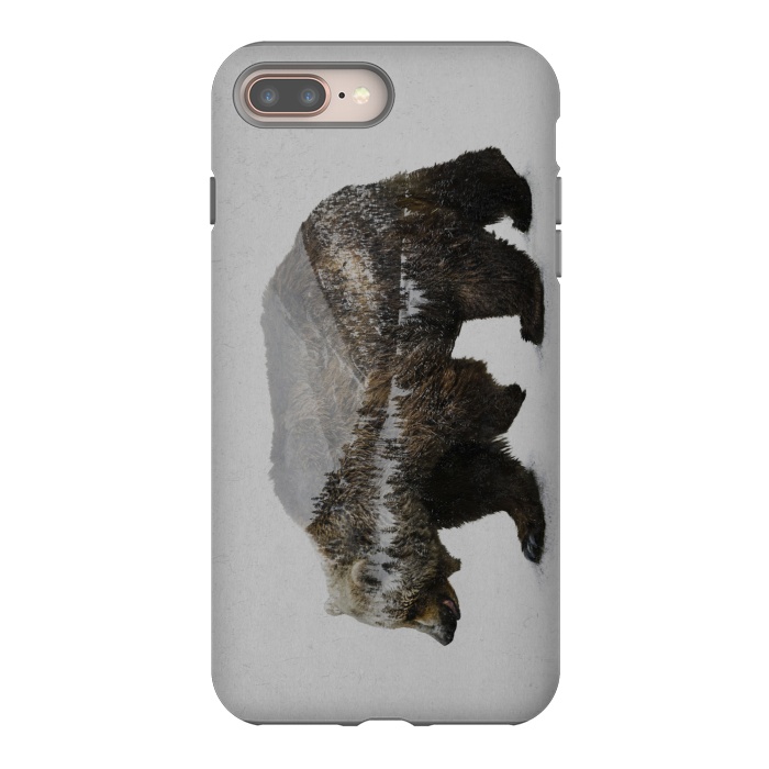 iPhone 7 plus StrongFit The Kodiak Brown Bear by Davies Babies