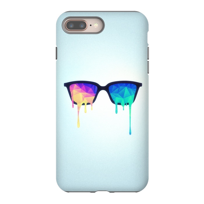 iPhone 7 plus StrongFit Psychedelic Nerd Glasses with Melting lsdtrippy by Philipp Rietz