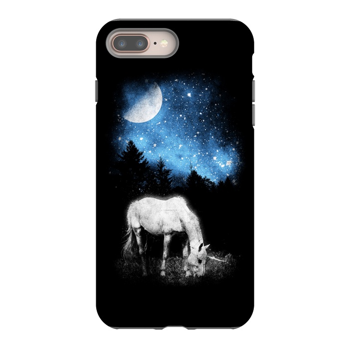 iPhone 7 plus StrongFit Mooonlight Unicorn by Mitxel Gonzalez