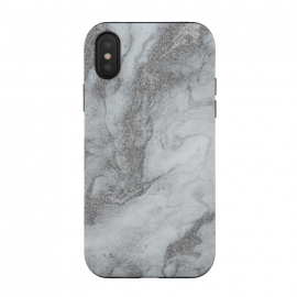 Grey Silver Marble 2 by Andrea Haase
